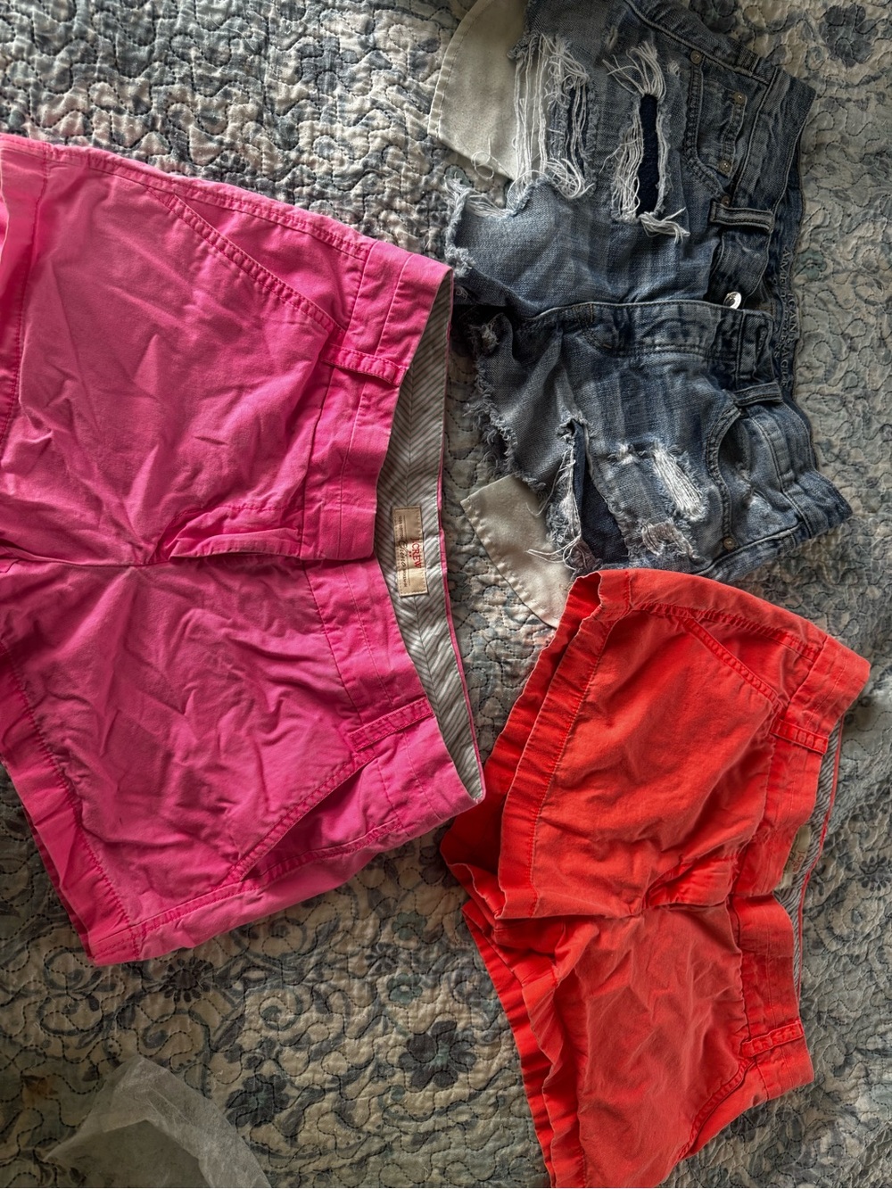 3 pair shorts lot all size (6) take all 3 pair wmns shorts one price $20